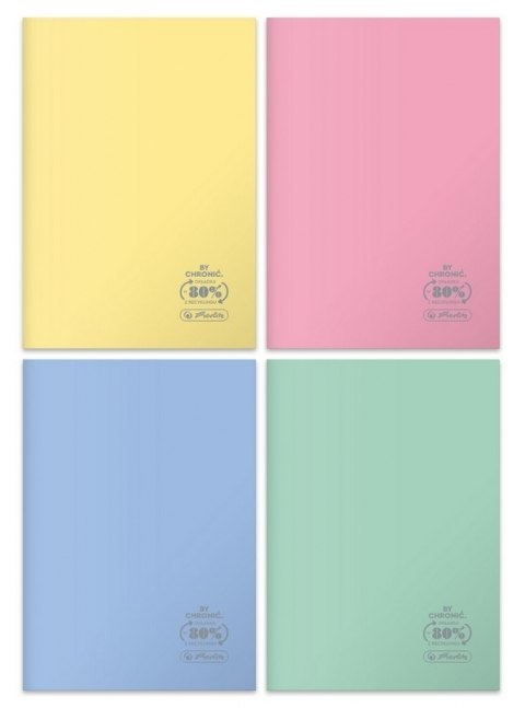 ZESZYT B5/60K KRATKA OPRAWA PP ECO PASTEL FOL A 5 HERLITZ 9565284 HERLITZ